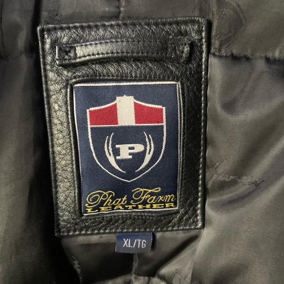 Early 2000s phat farm genuine leather jacket - Picture 3 of 4
